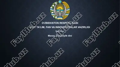 buddizmning asosiy tushunchalari — PPTX