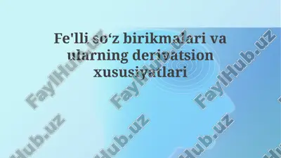 frazeologik birliklar — PPTX