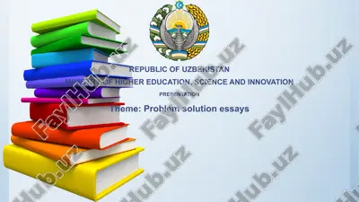 understanding problem solution essays — PPTX