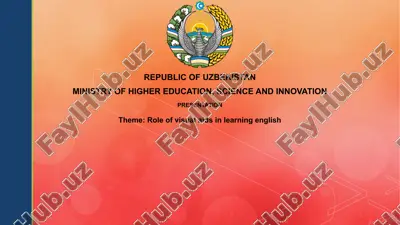role of visual aids in learning english — PPTX