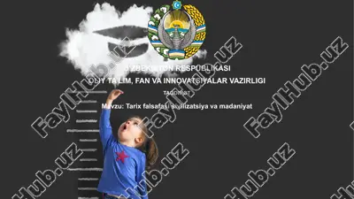 tarix falsafasi — PPTX