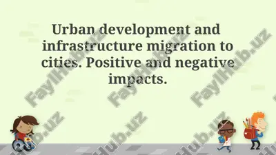urban development & migration: an overview — PPTX