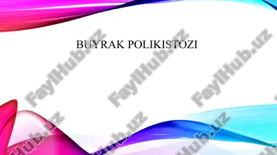 buyrak polikistozi — PPTX