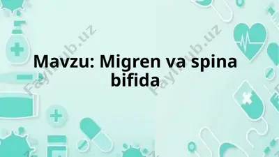 migren va spina bifida — PPTX