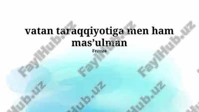 feruza — PPTX