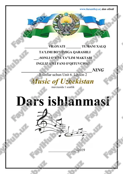 music of uzbekistan — DOCX