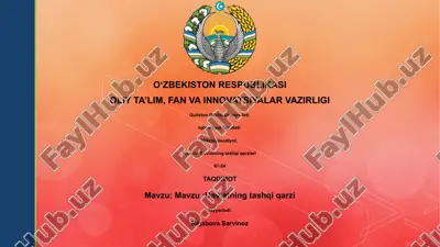 davlatning tashqi qarzlari — PPTX