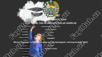 krechmer va sheldonlarning somatik tipologiyasi — PPTX