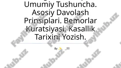 nafas yetishmovchiligi. diagnostika. etiologiyasi va patogenezi haqida umumiy tushuncha. — PPTX