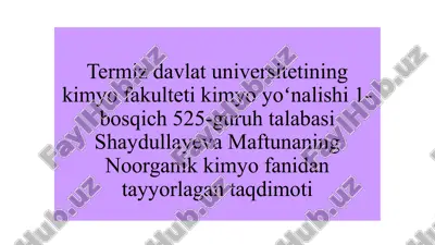element atomlarining spektorlari — PPTX