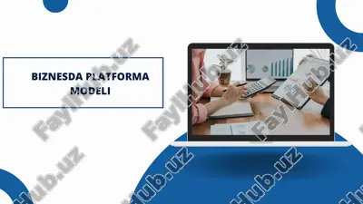 biznesda platforma modeli — PPTX