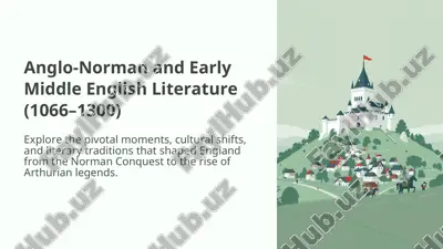early english literature — PPT