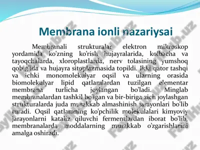 membrana ionli nazariyasi — PDF