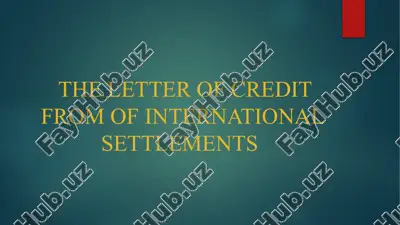 the letter of credit from of international — PPTX