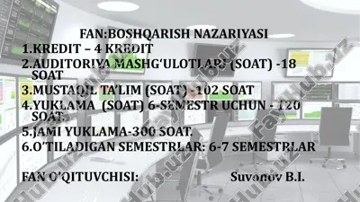 boshqarish to‘g‘risida tushuncha — PDF