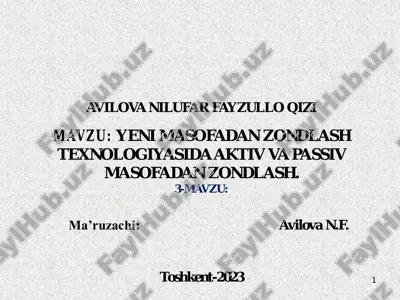 yerning qoplami va yerdan foydalanish — PDF