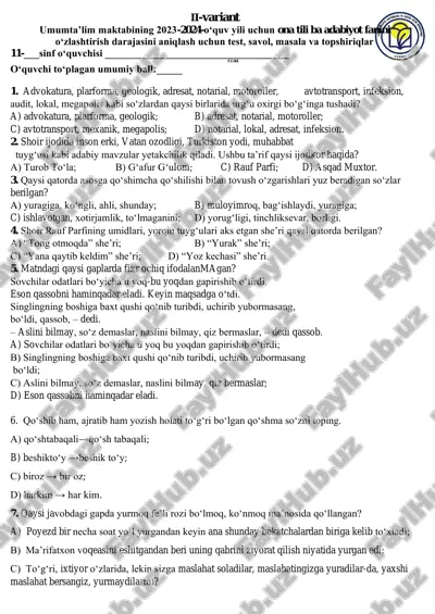 umumta’lim maktabining 2023-2024-o‘quv — PDF