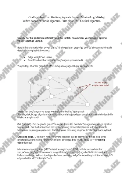 daraxtlar va algoritm — PDF