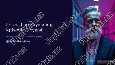 xayekning iqtisodiy gʻoyalari — PDF