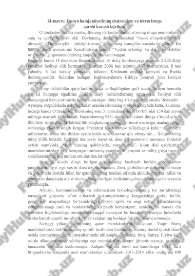 ekstremizm va terrorizm — PDF