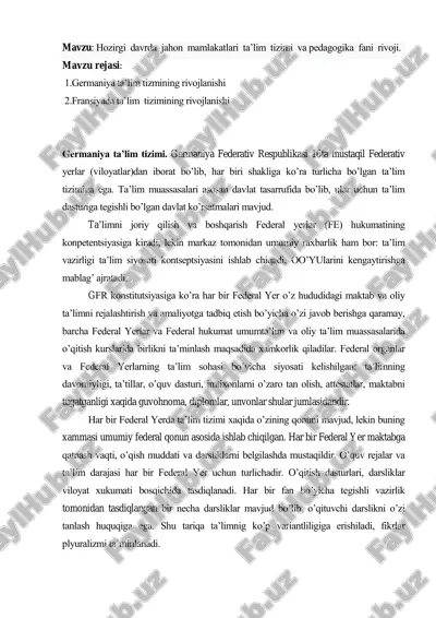 germaniya ta‘lim tizimi — PDF