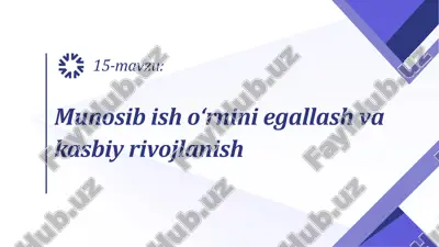 munosib mehnat konsepsiyasi — PDF