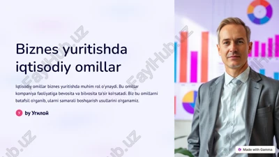 iqtisodiy omillar — PDF