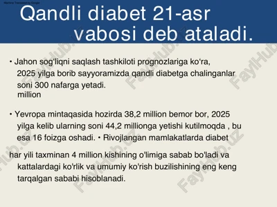 qandli diabet — PDF