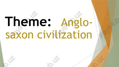 anglo-saxon civilization — PPTX