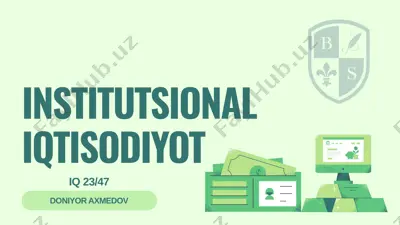 o'yinlarnazariyasi—iqtisodiyot — PPTX
