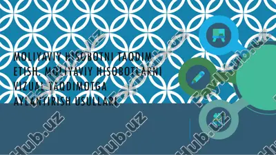 moliyaviy hisobot taqdimoti — PPTX