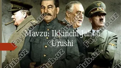 ikkinchi jahon urushi — PDF