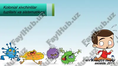 kolonial xivchinlilar tuzilishi va sistematikasi — PDF
