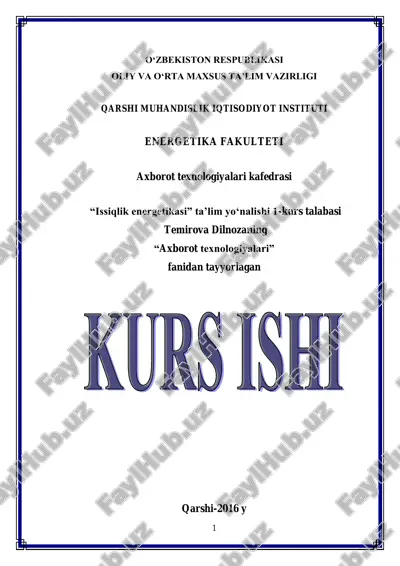kompyuter kommunikasiyalari hamda lokal tarmog`i — PDF