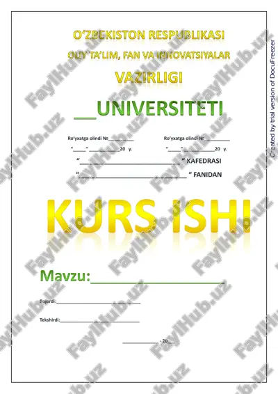 korxonalar faoliyatini davlat tomonidan tartibga solish — PDF