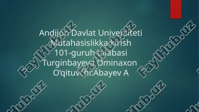 psixologik sog‘lomlik tushunchasi — PPTX