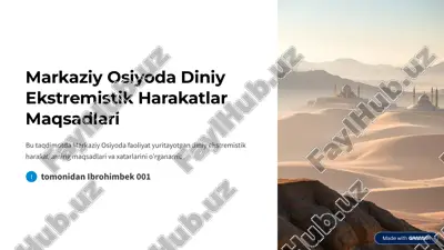 ekstremistik harakatlar — PDF