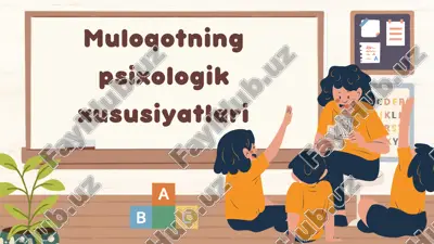 muloqotning psixologik xususiyatlari — PDF