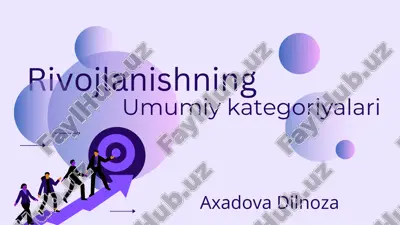 rivojlanish — PDF