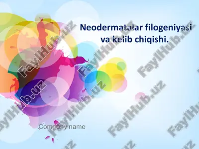 neodermatalar filogeniyasi — PDF