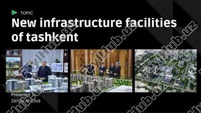 tashkent city infrastructure — PDF
