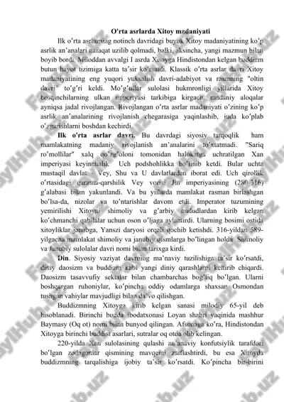 xitoy madaniyati — PDF