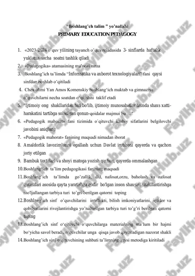 boshlang’ch talim — PDF