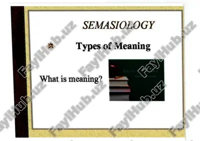semasiology — PDF