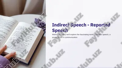 indirect speech - reported — PDF