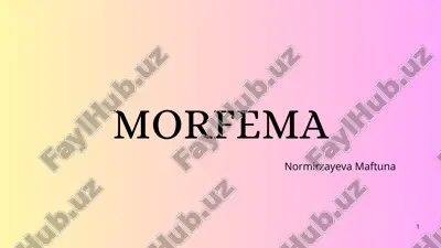 morfema — PDF