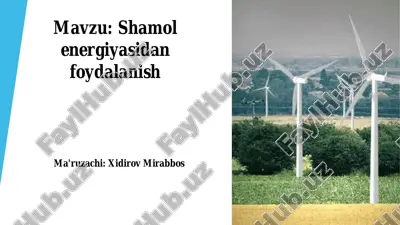 shamol energiyasi — PDF