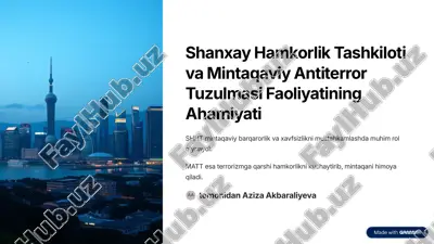 mintaqaviy antiterror tuzulmasi faoliyati — PDF