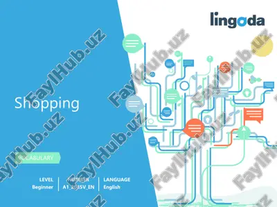 shopping vocabulary — PDF