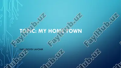 my home town — PDF